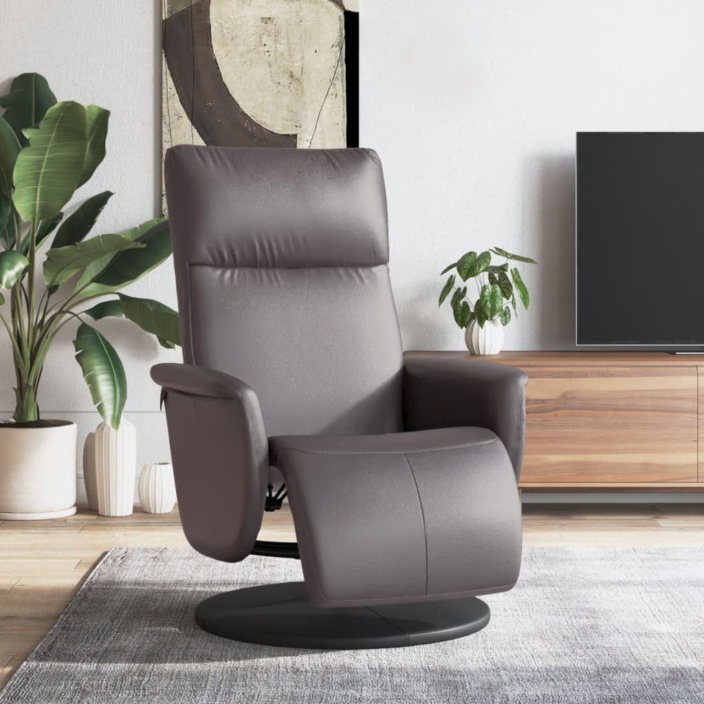 DOTMALL Relaxsessel Fernsehsessel Relaxliege mit Grad Grau Liegefunktion,360 drehbar