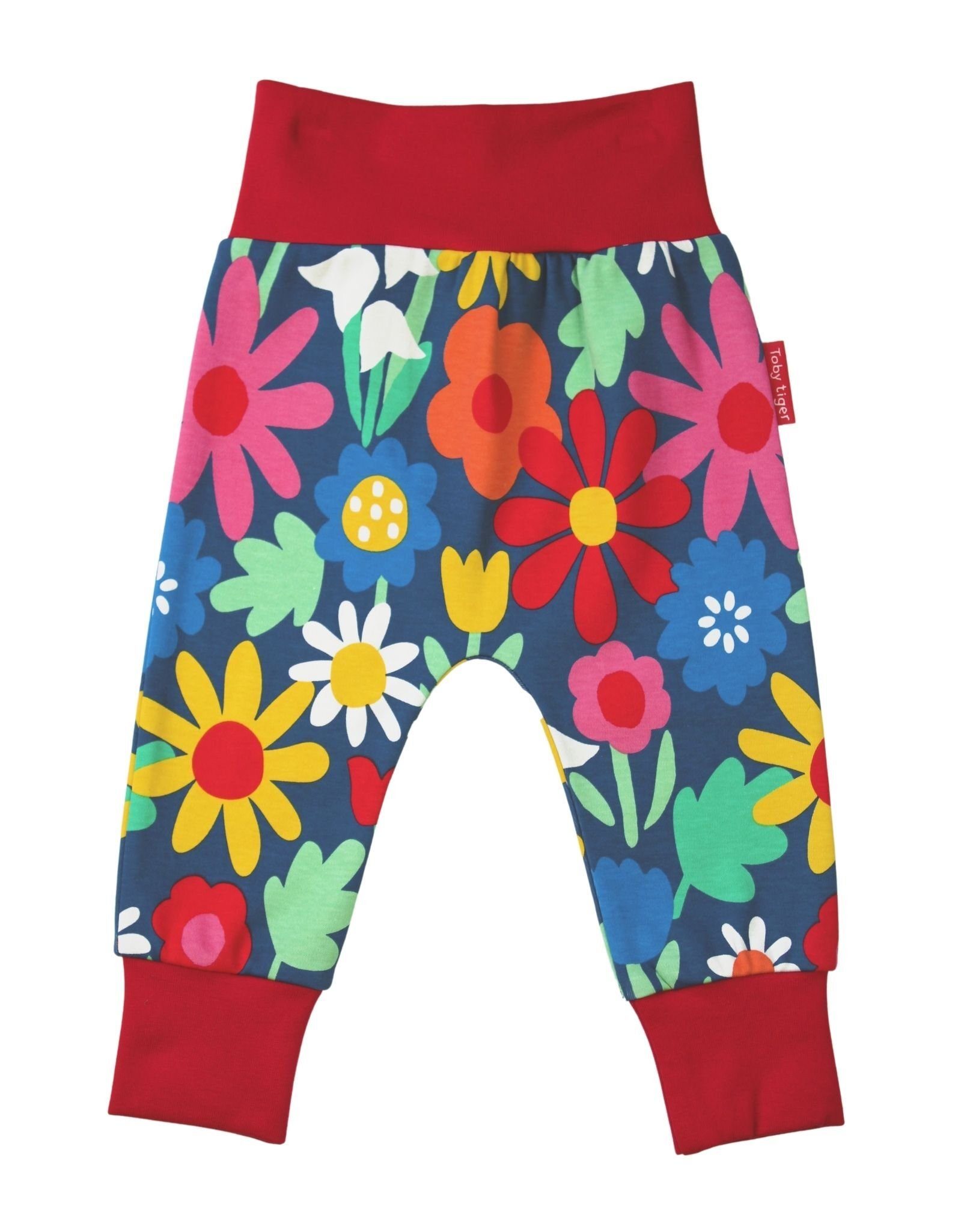 Toby Tiger Schlupfhose Hose mit Blumen Print
