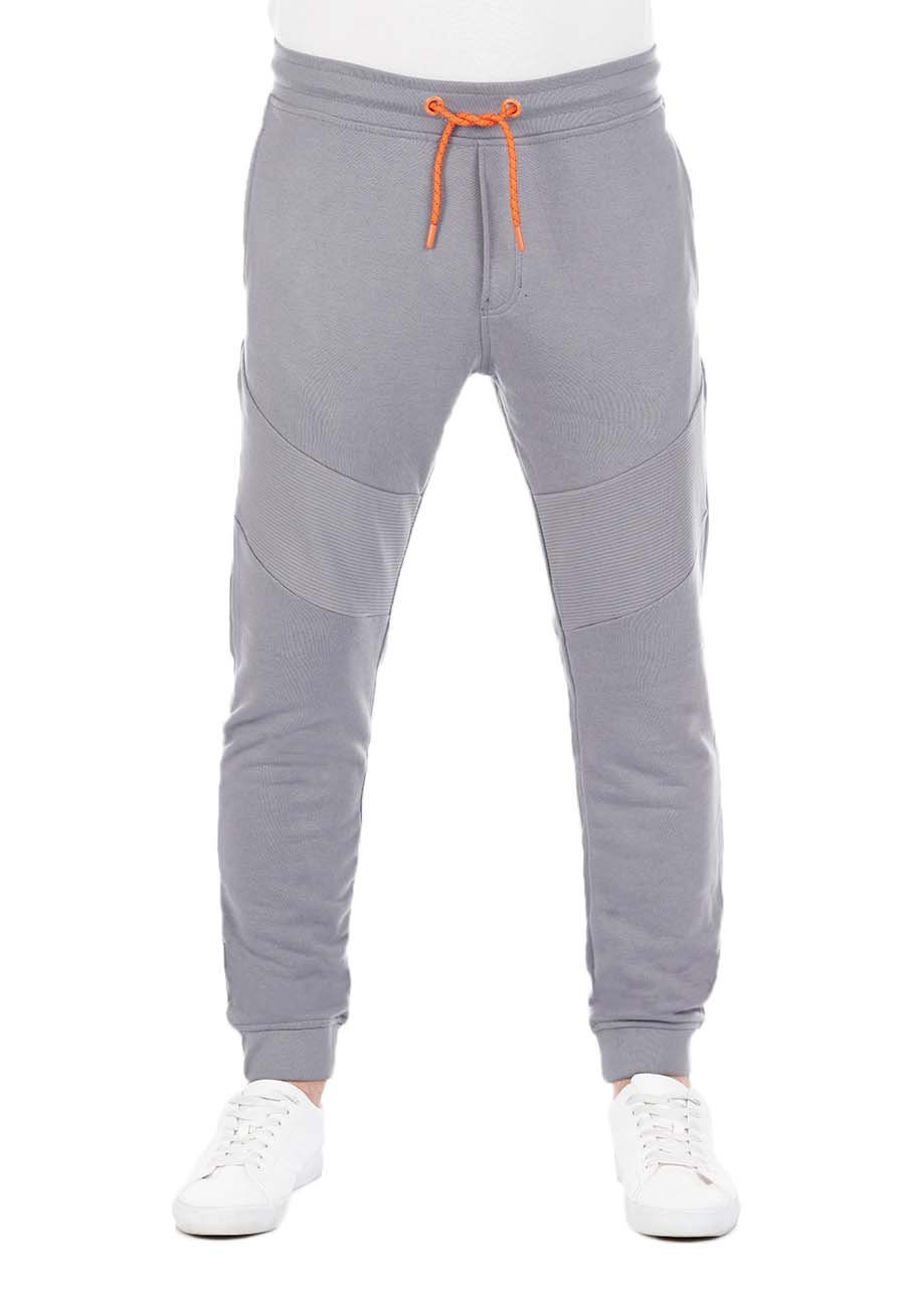 Jogginghose Ash Sweathose pflegeleichter Fit Regular Trainingshose Grey aus RIVVito Baumwollmischung Herren riverso