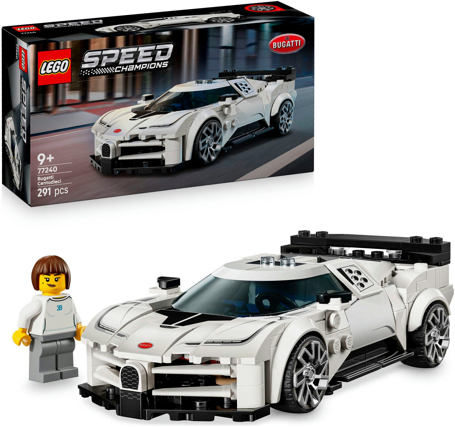 LEGO® Bugatti Centodieci Hypersportwagen (77240), LEGO Speed Champions Kons günstig online kaufen
