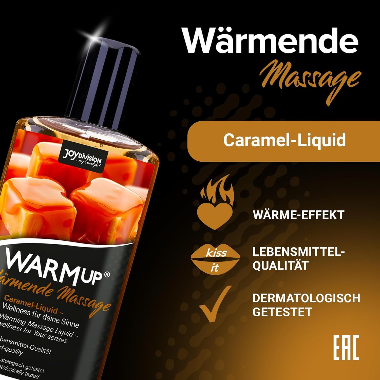 JOYDIVISION Massageöl WARMup, das ölfreie Massageliquid, Fett-und ölfreies Liquid, wie ein Massageöl