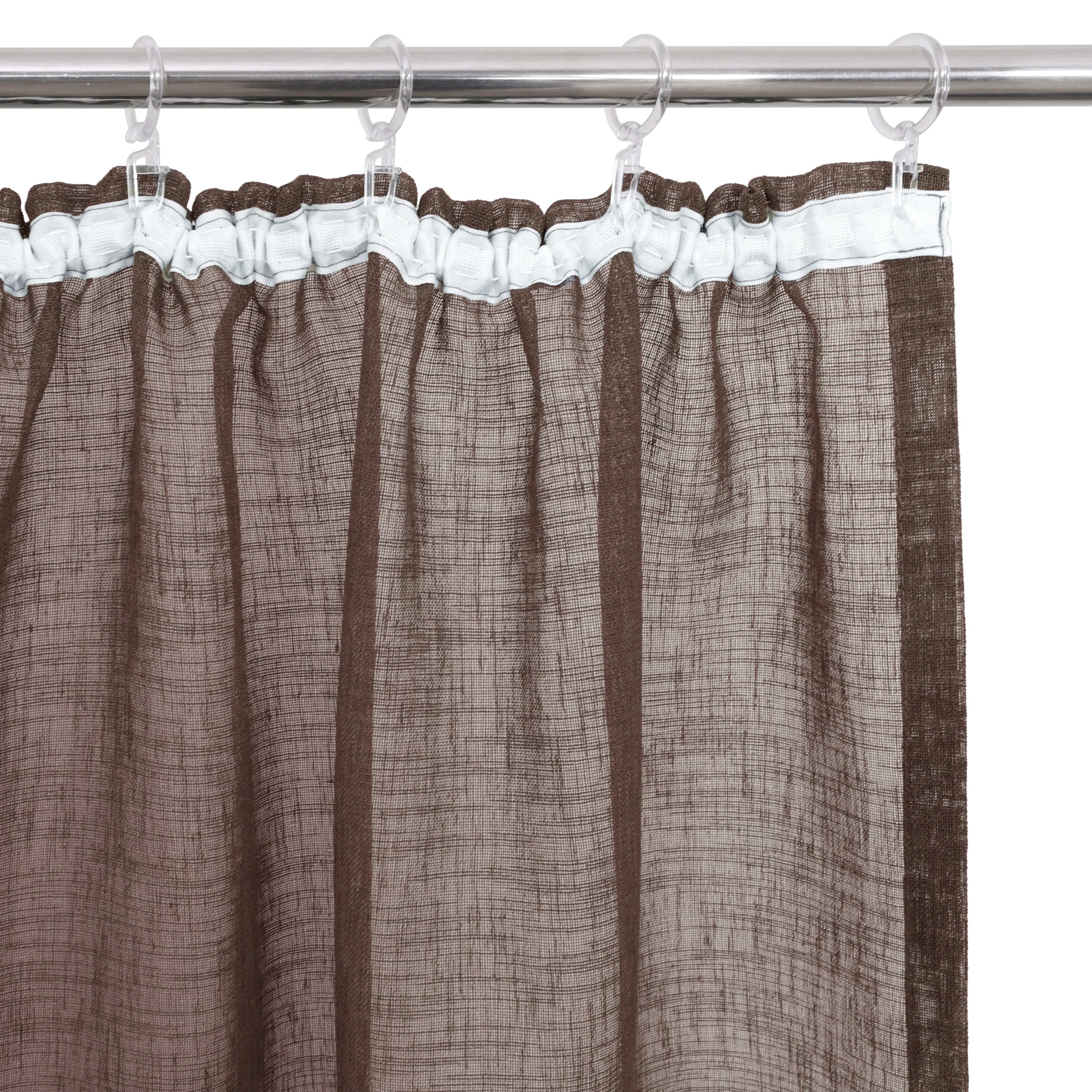 OTTO home Gardine Fiete, 1 Stück, Leinen Optik, halbtransparent, Kräuselband (1 St), Kräuselband, halbtransparent, Leinen Optik, Sichtschutz, halbtransparent, e – Bild 5 von 5
