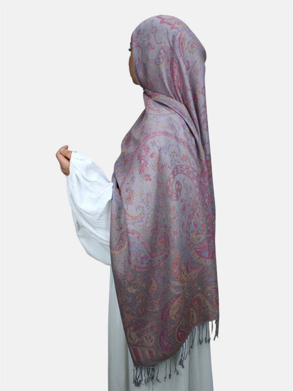 Aymasal Kopftuch Safae Pashmina Muster Hijab günstig online kaufen