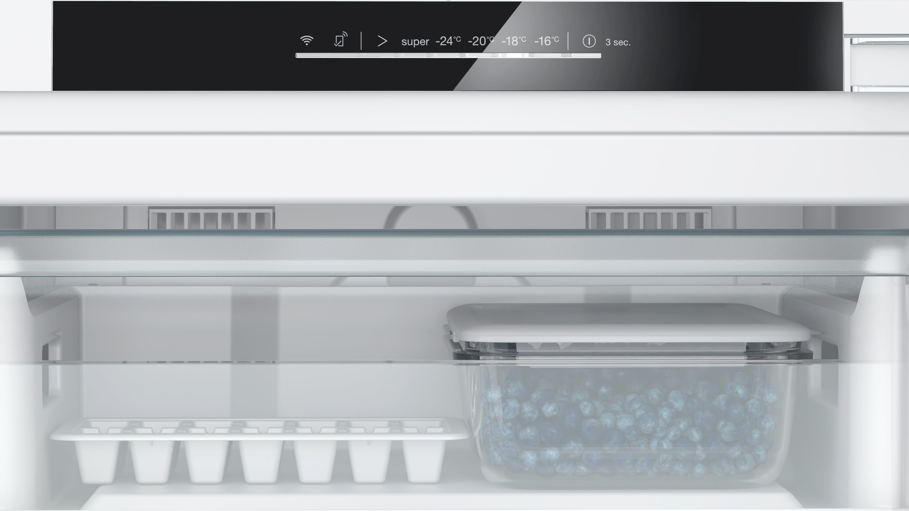 SIEMENS Einbaugefrierschrank iQ500 GU21NADE0, 82 cm hoch, 59,8 cm breit, Elektronischer Temperaturregelung – Bild 4 von 4