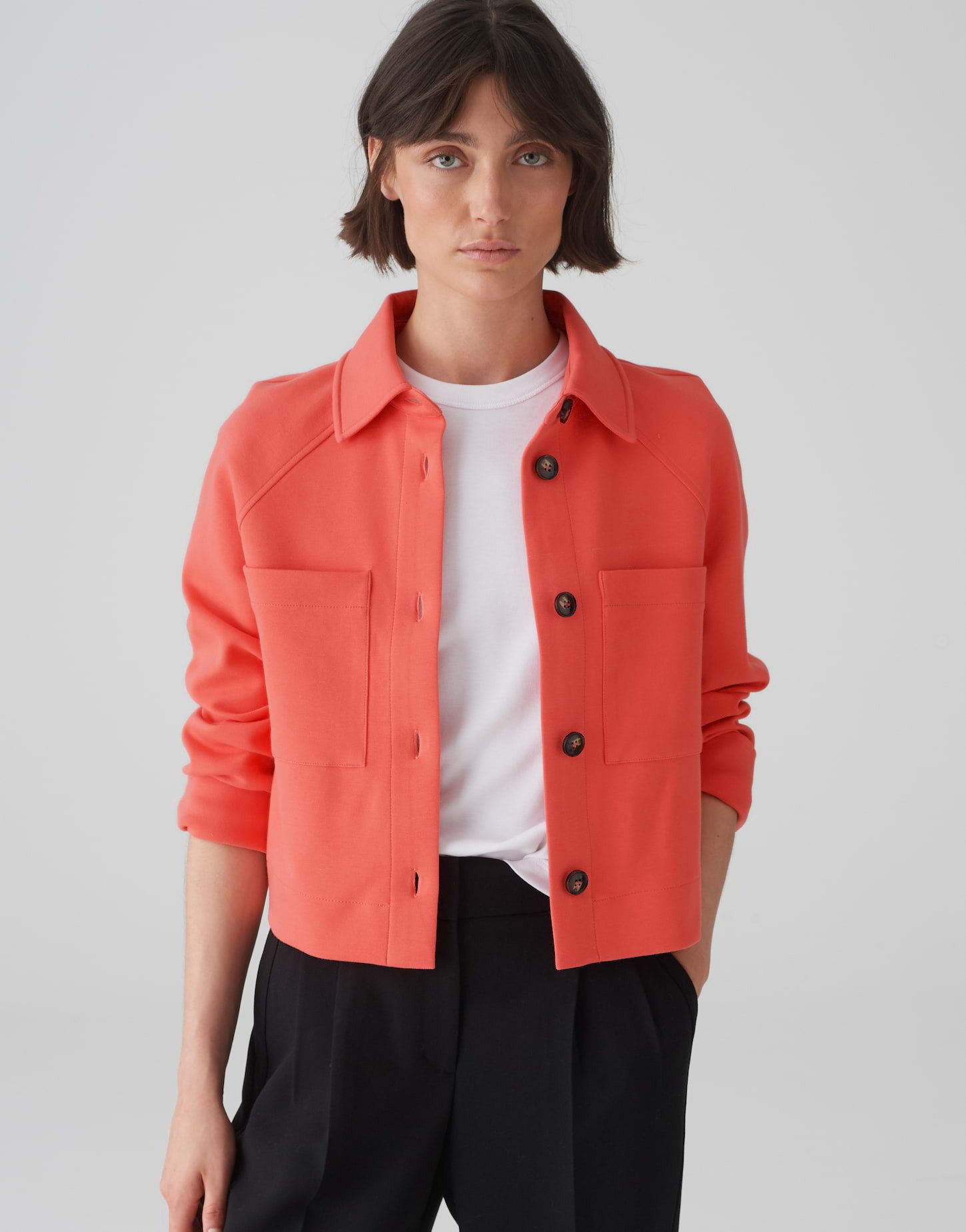Kurzblazer Kurzblazer JIPI Boxy Fit aus BCI Cotton Mix