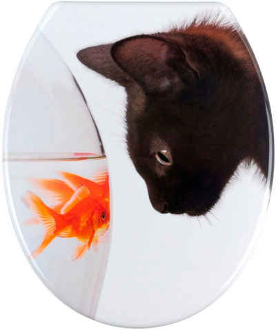 WENKO WC-Sitz Fish & Cat