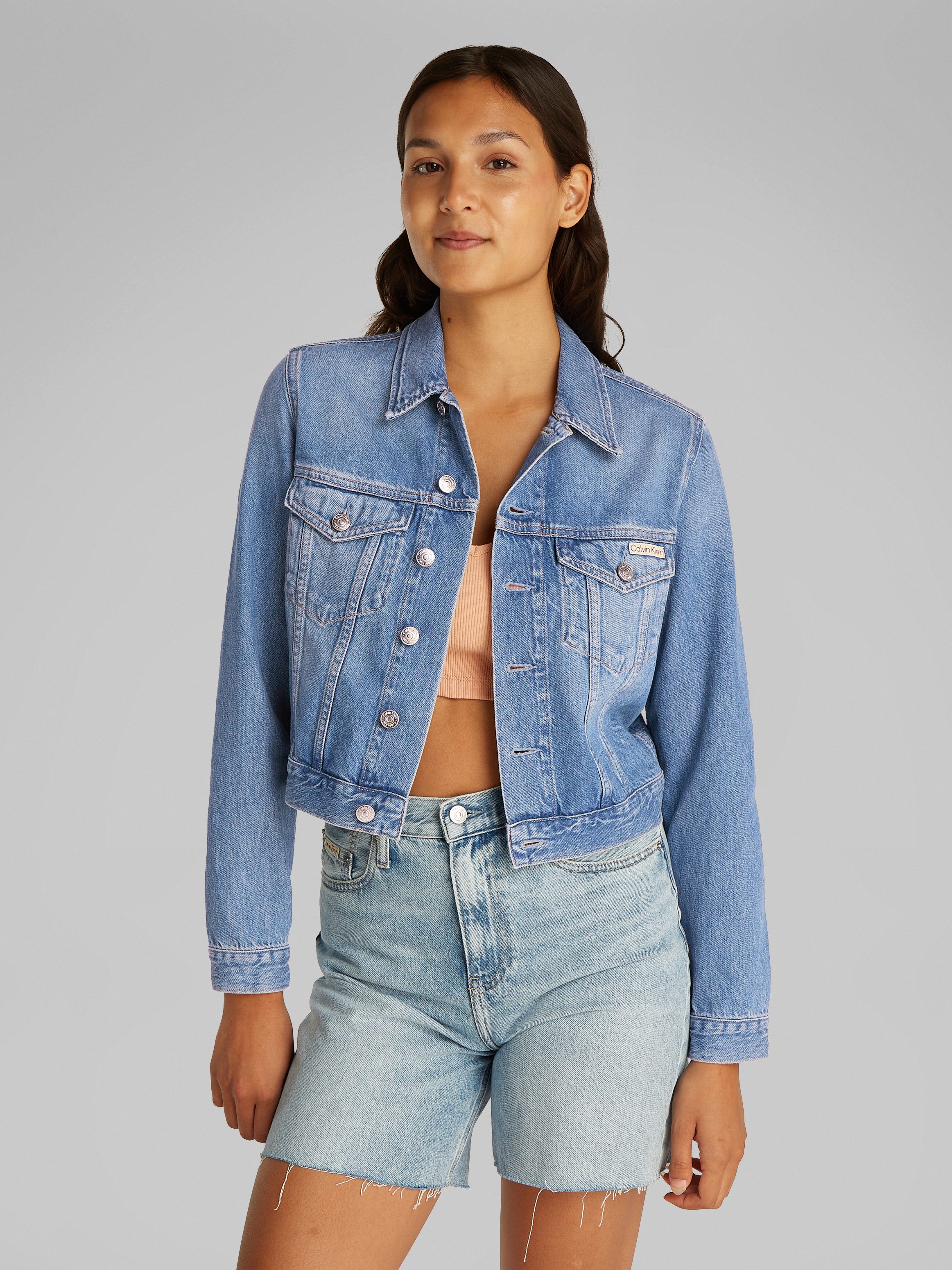Calvin Klein Jeans Jeansjacke CROPPED 90'S günstig online kaufen