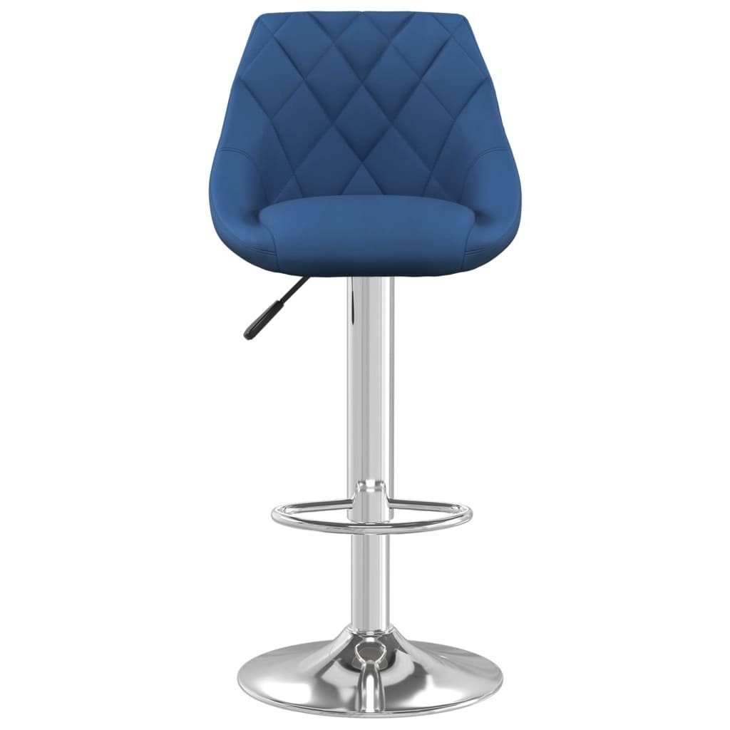 vidaXL Barhocker Barhocker Blau Samt (1 günstig online kaufen