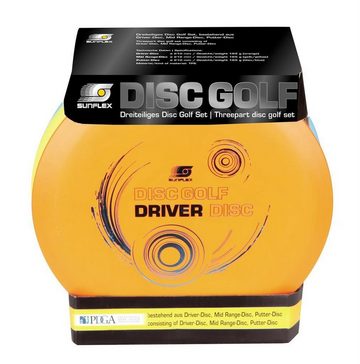 Sunflex Wurfscheibe Disc Golf Wurfscheiben + Target Set