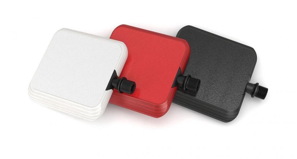 Moto Plattformpedale MOTO Colour Plattformpedale schwarz, ultraflach, ideal für Urban Bikes