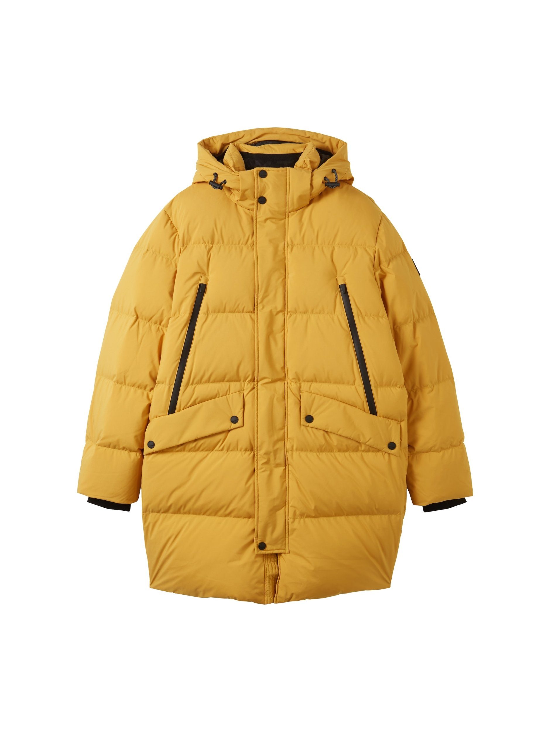 TOM TAILOR Strickmantel recycled down puffer parka golden fall