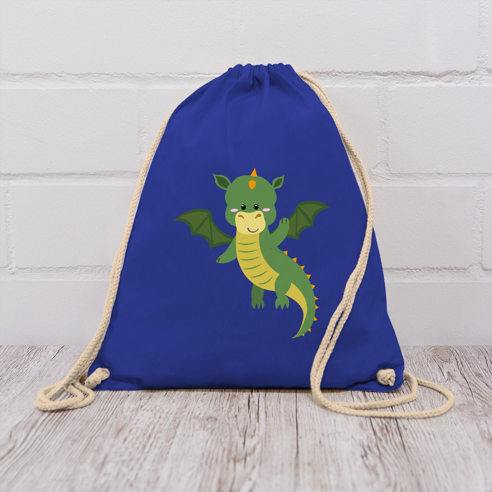 Shirtracer Turnbeutel Drache, Tiermotiv Animal Print