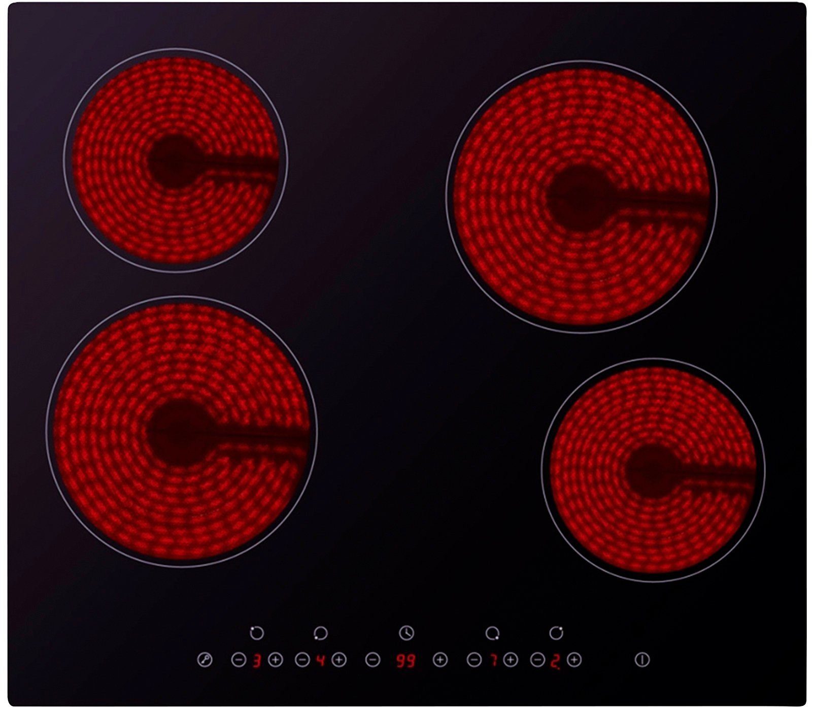 Flex-Well Küchenzeile Samoa, mit E-Geräten, Gesamtbreite 280 cm