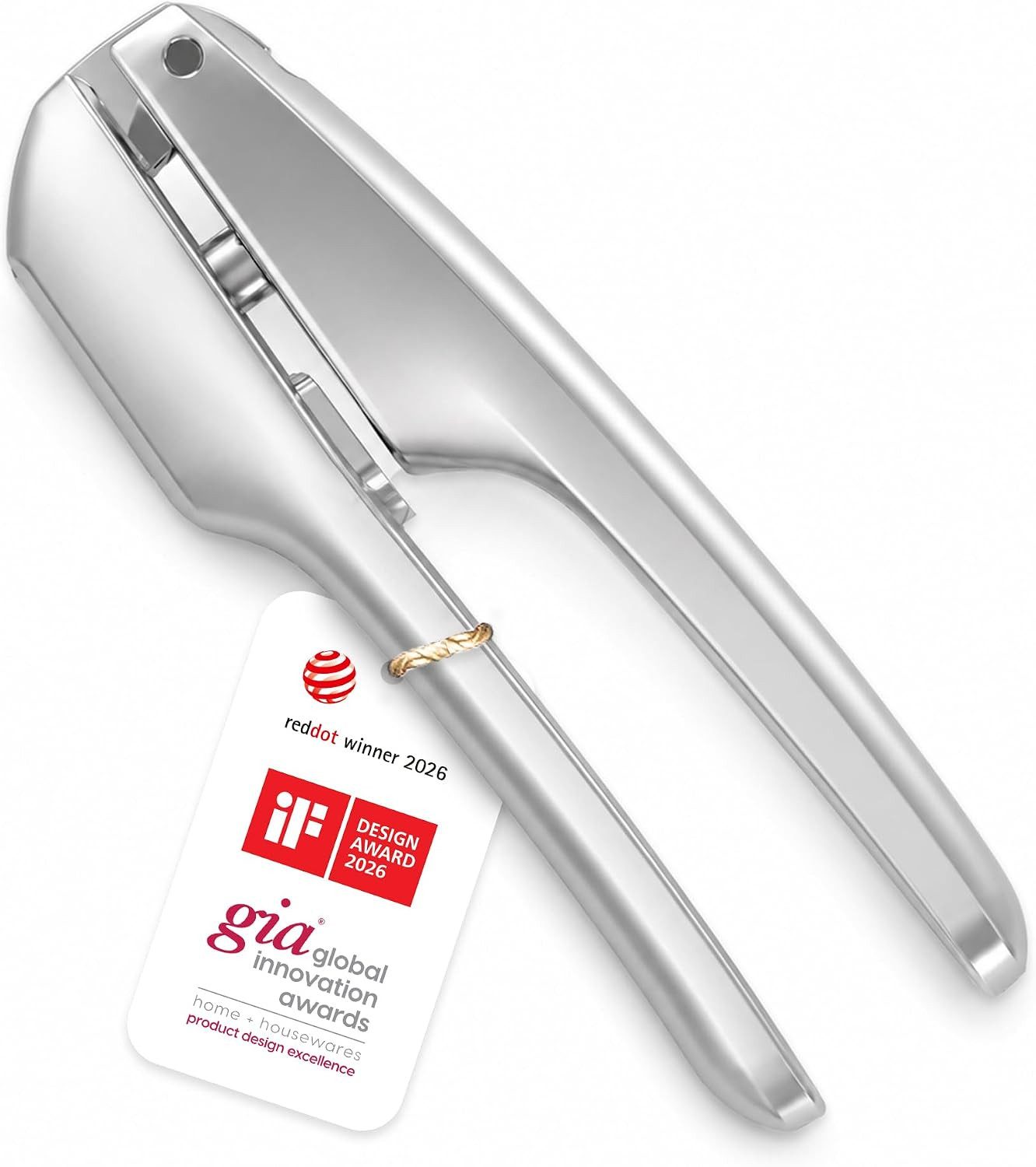 zyliss Knoblauchpresse Susi 4 (1 St), Aluminium & Edelstahl, perfekt gepresst dank Innovation aus der Schweiz