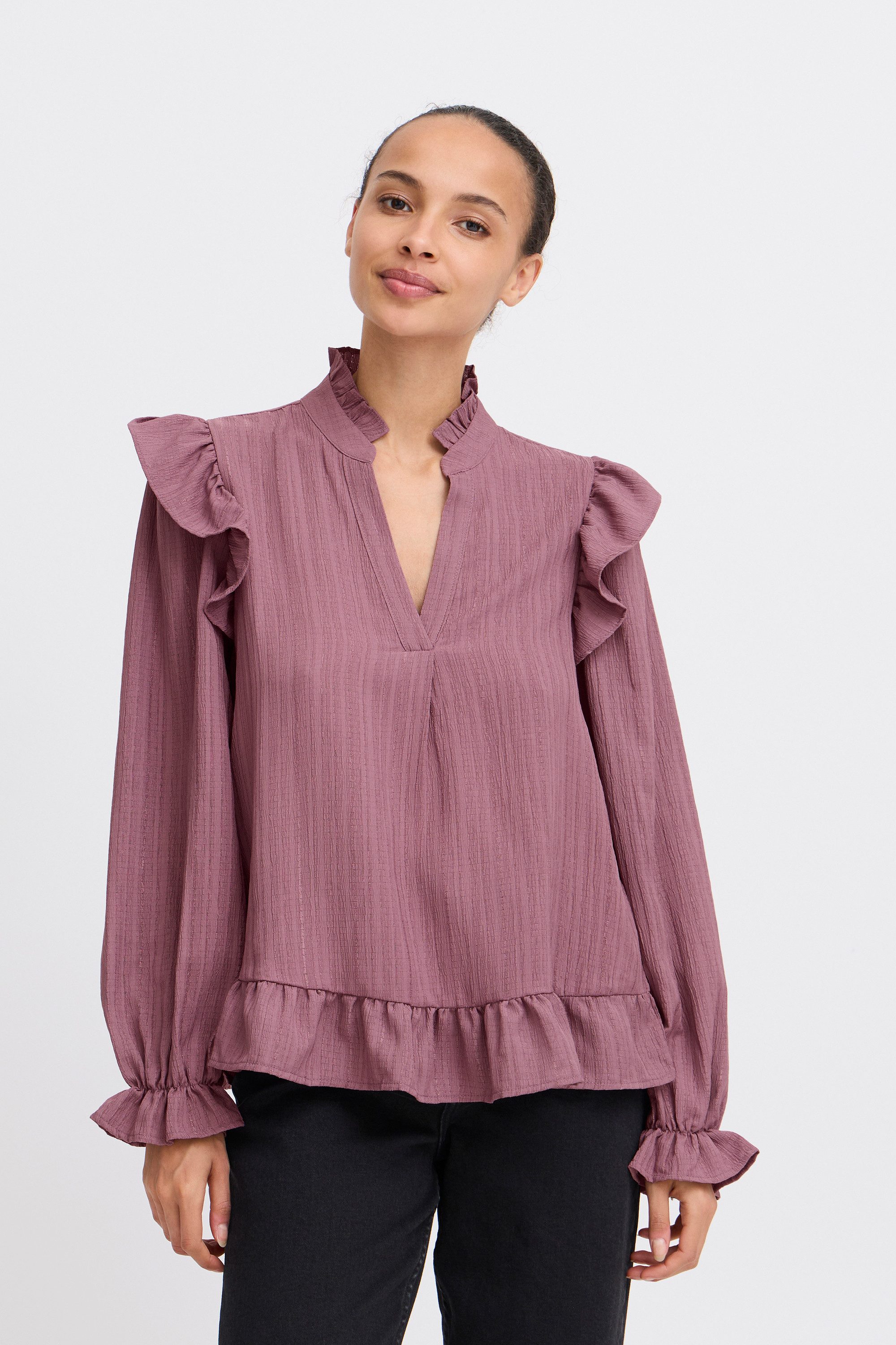 Kurzarmbluse Kurzarm-Bluse BYJULIANA