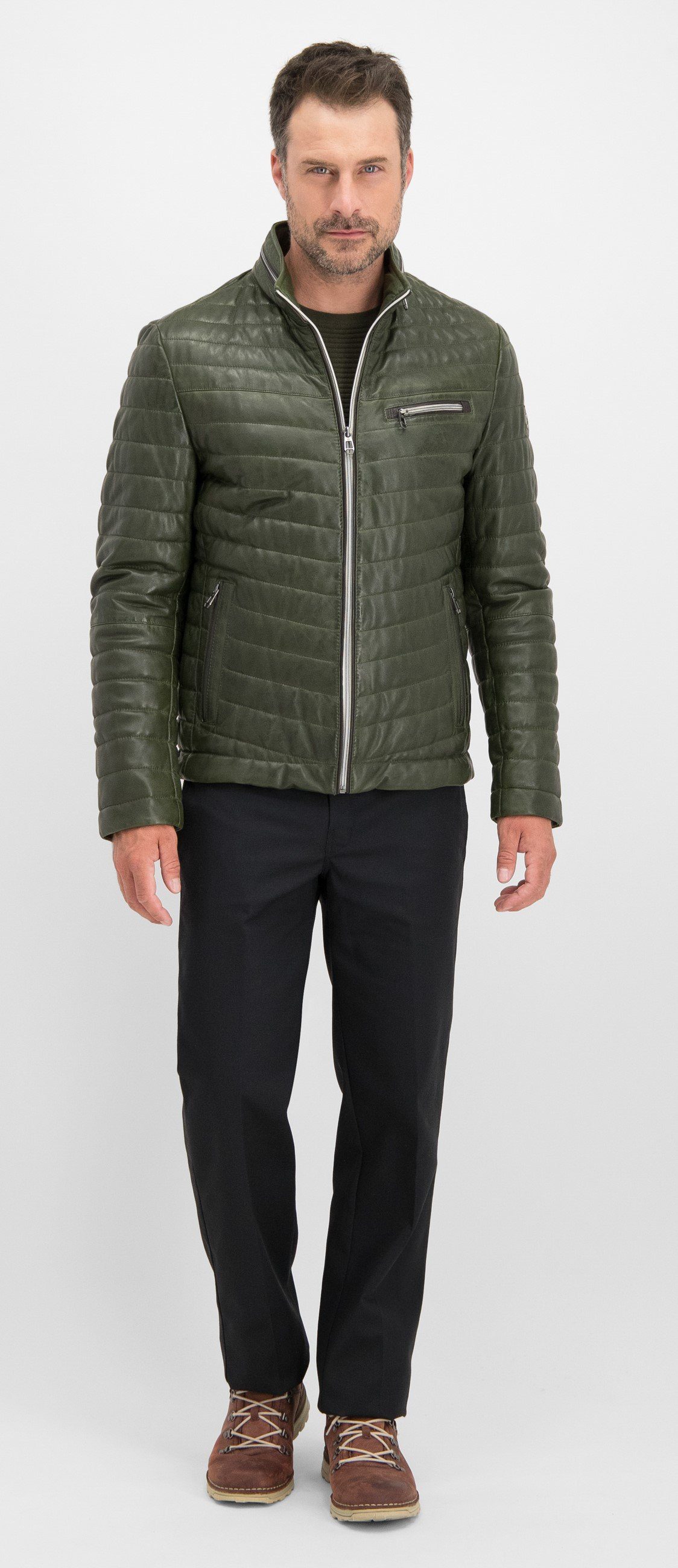 Milestone Lederjacke Damiano Steppjacke aus Lammleder günstig online kaufen