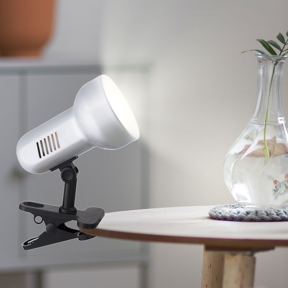 etc-shop Klemmleuchte, LED Metall Klemm Прожектори dimmbar Beleuchtung Прожектори schwenkbar RGB-