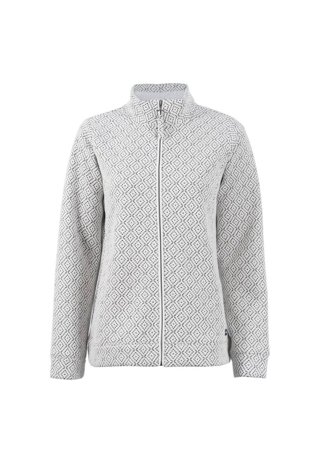 Soquesto Rundhalspullover Zeitloses Jacquard-Muster