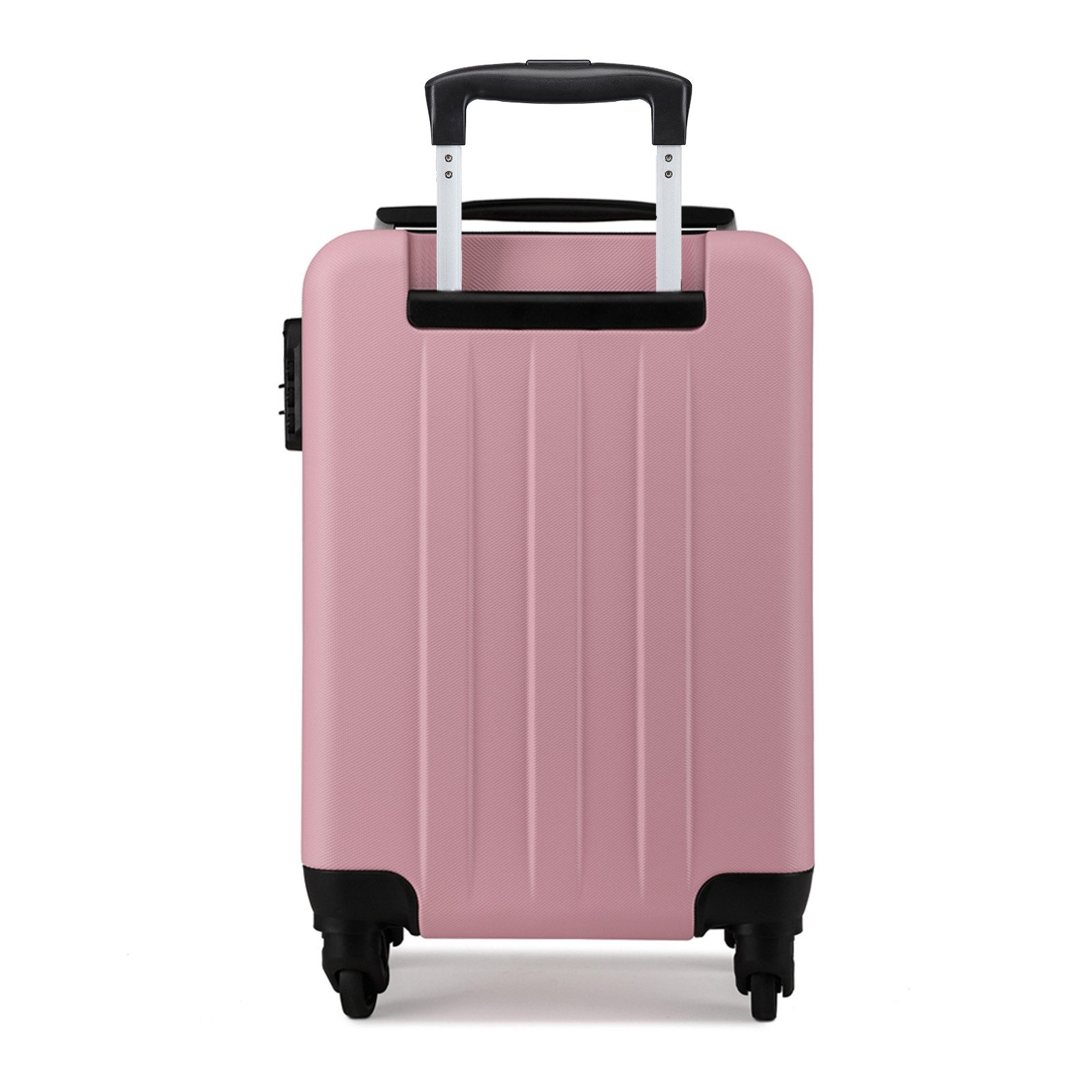 KONO Koffer ABS - Handgepäck mit 4 Zwillingsrollen, leicht & bordtauglich