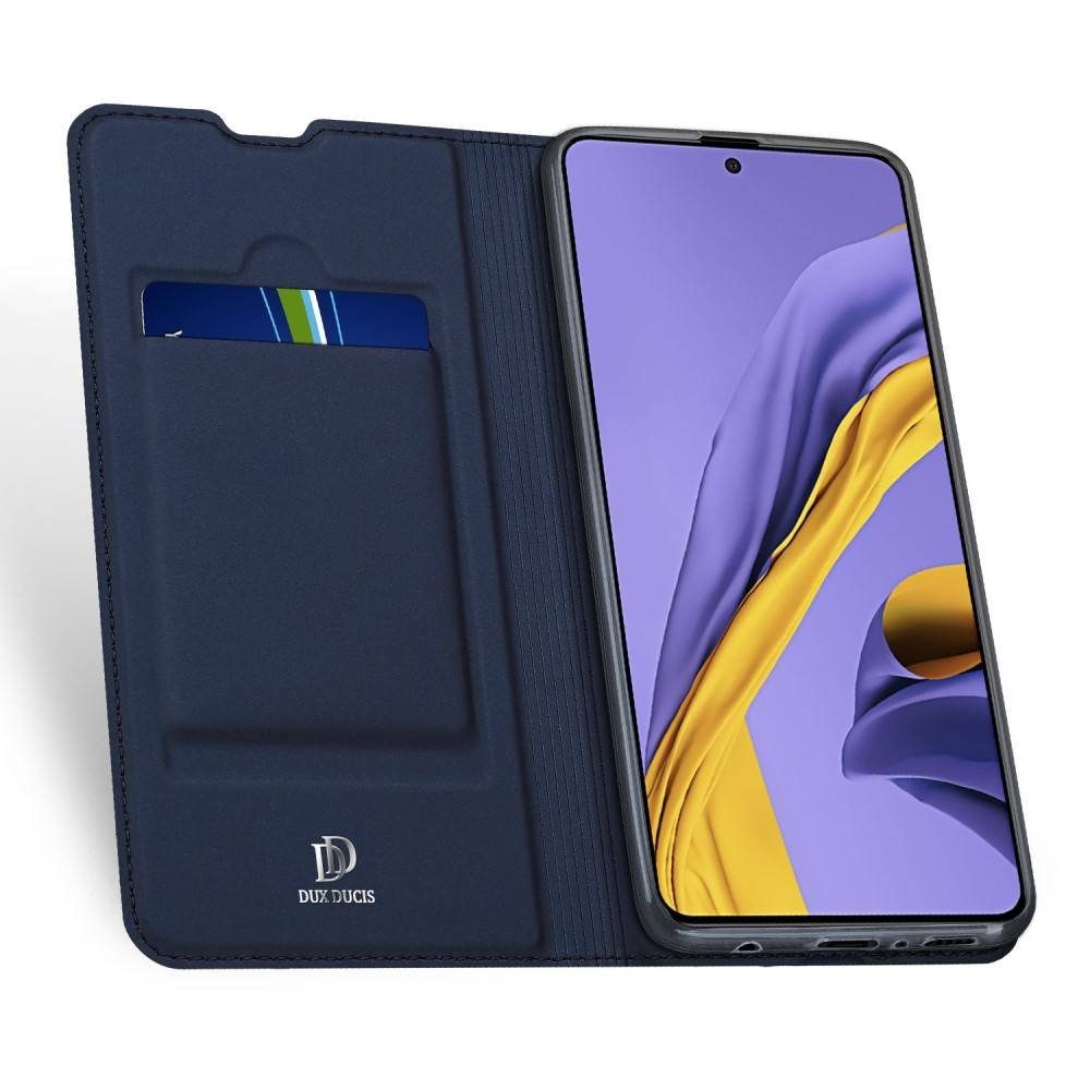 Dux Ducis Handytasche Buch Brieftasche SAMSUNG Tasche Schutzhülle Hülle M51 GALAXY Etui Standfunktion, (M515F) mit Blau kompatibel mit Ducis" Kartenfach Handy "Dux