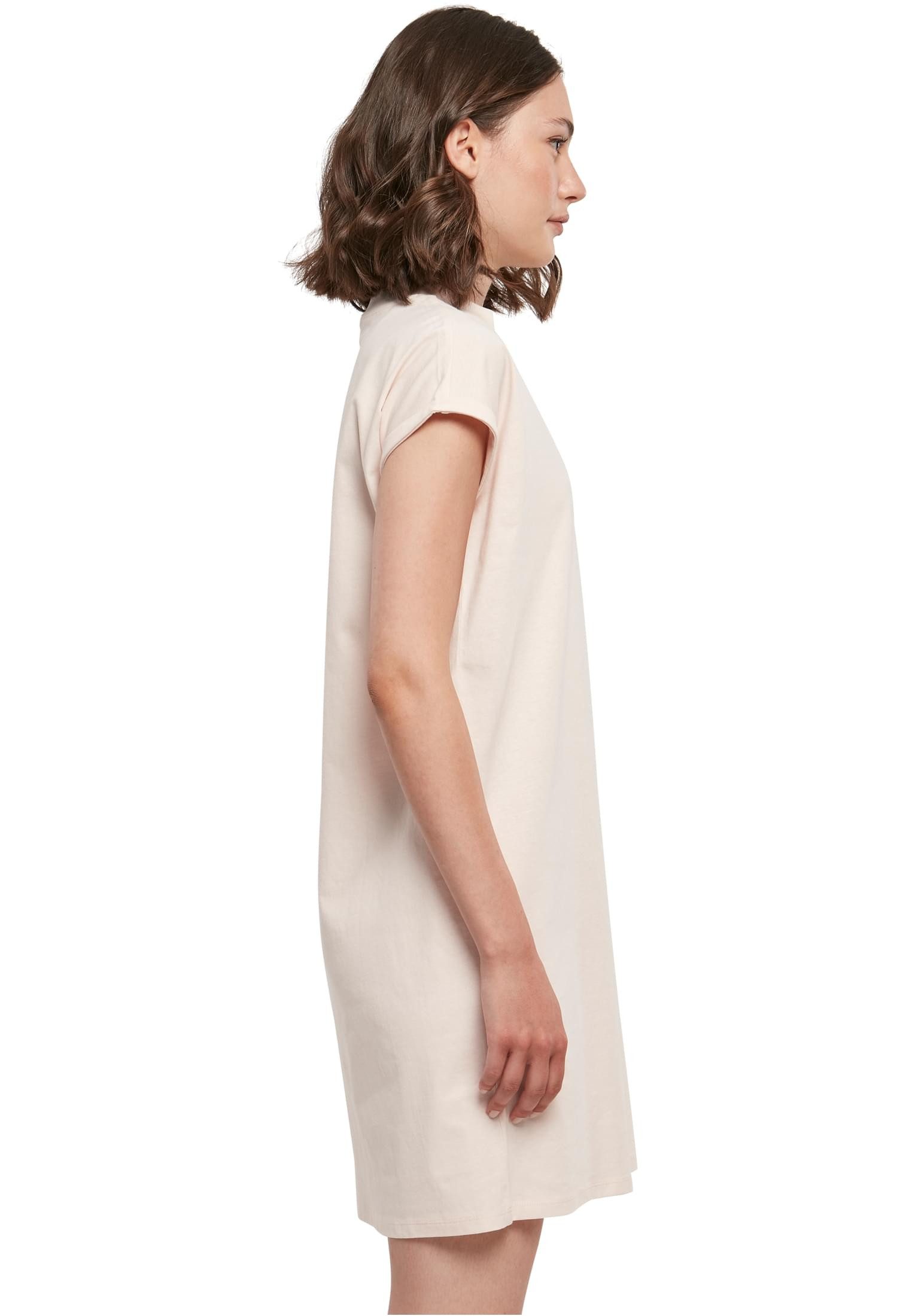 urbandreamz Jerseykleid Damen Kleid überschnittene Schultern Jersey Turn Up Ärmel – Bild 4 von 5