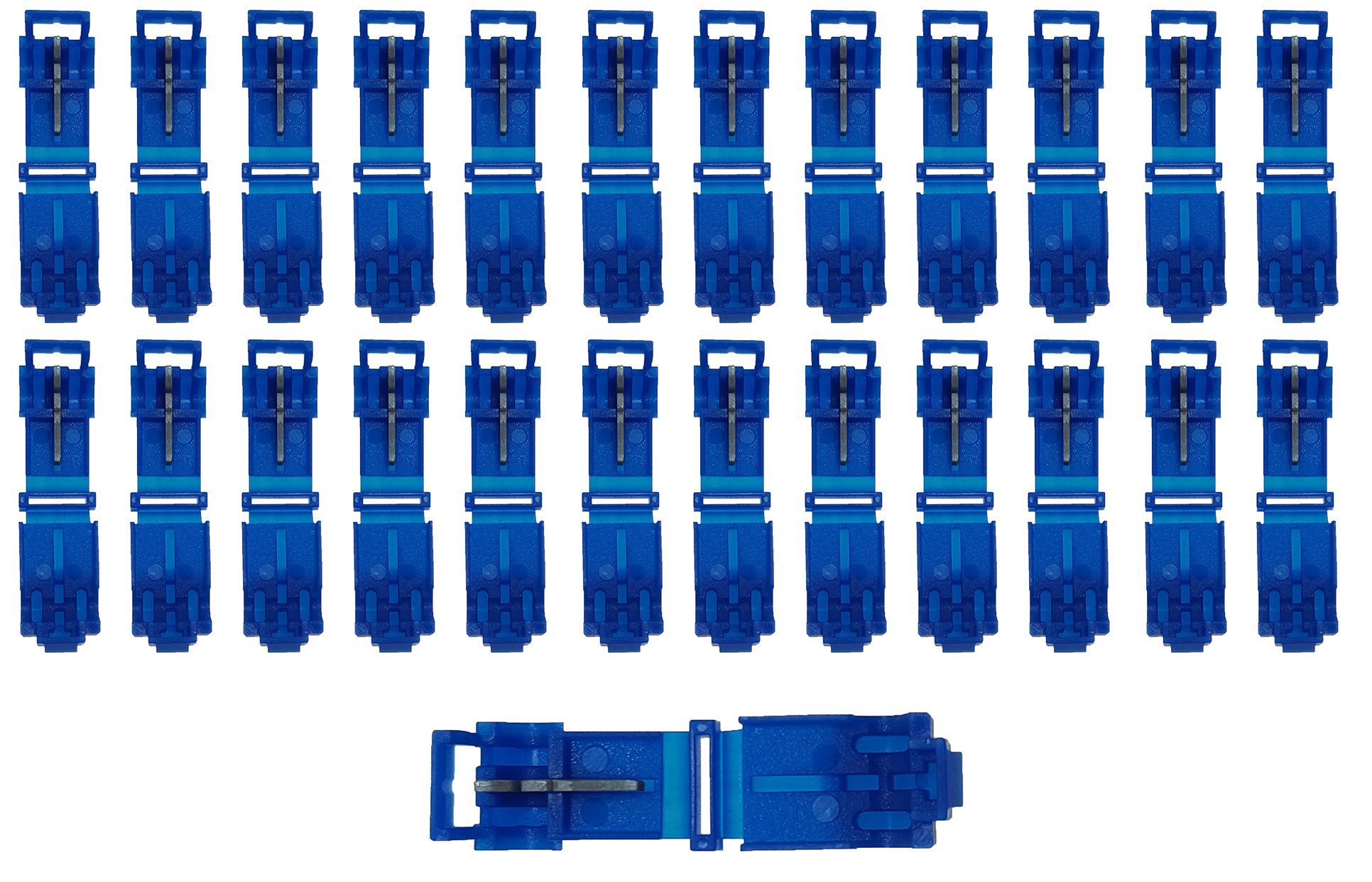blau baytronic Flachsteckhülsen baytronic 25x T-Schnellverbinder
