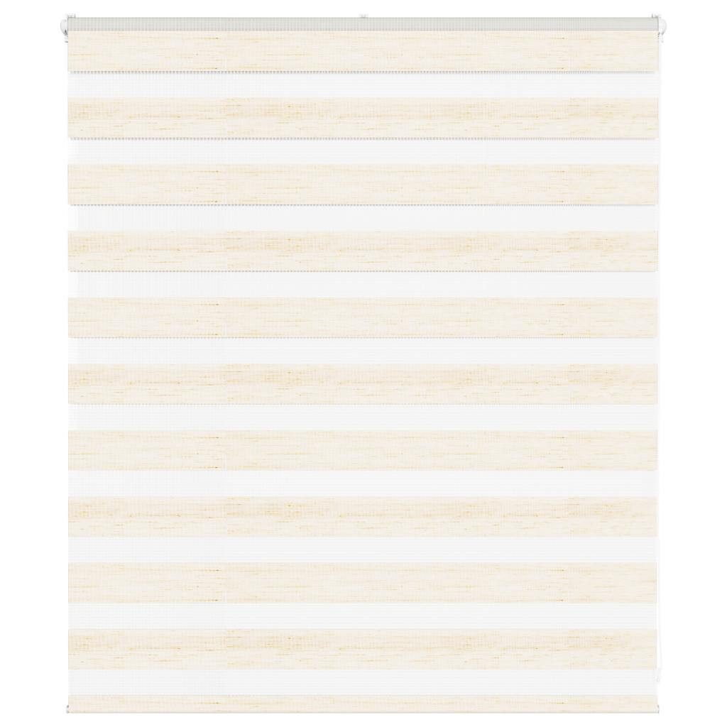 Rollo Doppelrollo Marmorbeige 130x100cm Stoffbreite 125,9 cm Polyester, vid günstig online kaufen