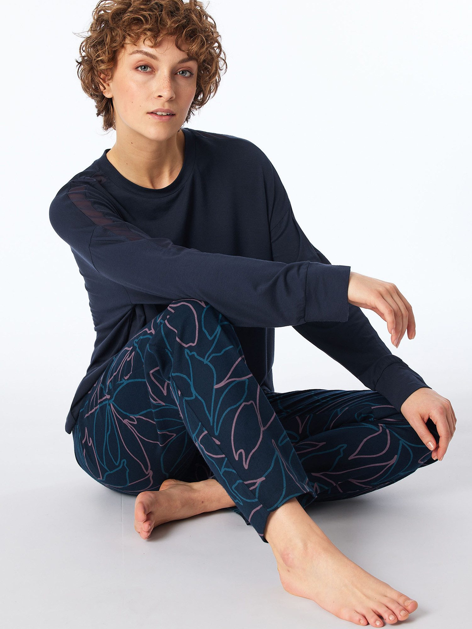 Schiesser Pyjamaoberteil Mix & Relax schlaf-oberteil günstig online kaufen