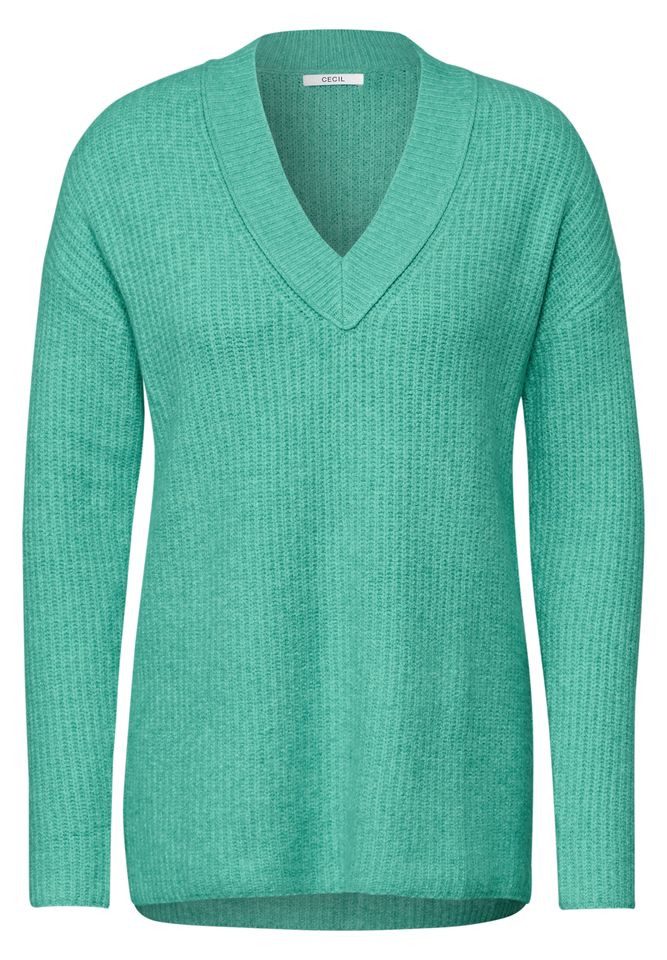 CECIL Strickpullover - Pullover mit V-Ausschnitt günstig online kaufen