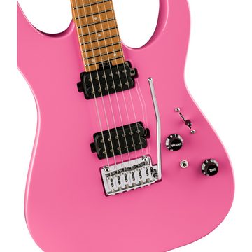 Charvel E-Gitarre, E-Gitarren, ST-Modelle, Pro-Mod DK24 HH 2PT CM Bubblegum Pink - E-Gitarre
