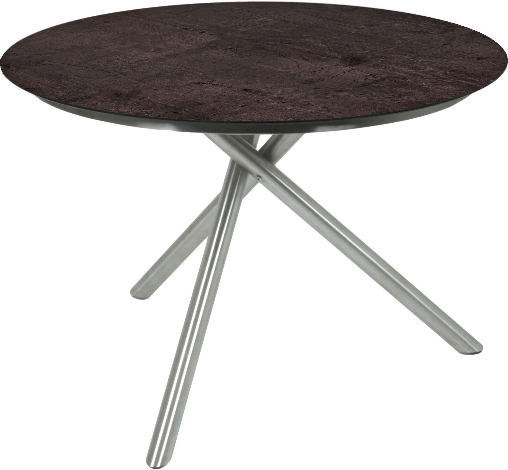 Garden Pleasure Garten-Essgruppe, Tischgruppe »SOPHIA«, (Set, 5-tlg), 4 Stühle (stapelbar), Tisch Ø110 cm