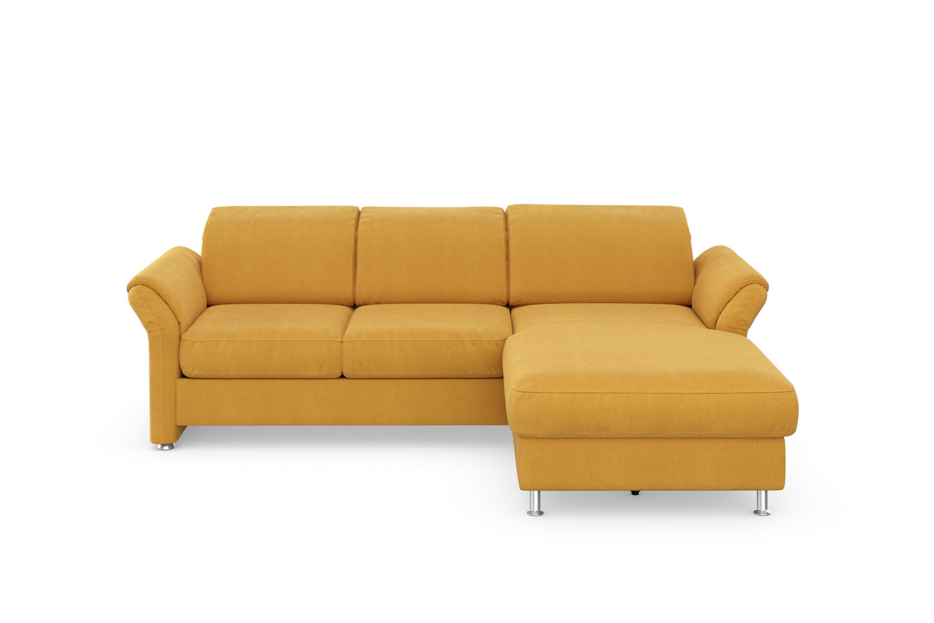 sit&more Ecksofa Apulia, wahlweise und Armteilverstellung Bettfunktion, Bettkasten und Kopf