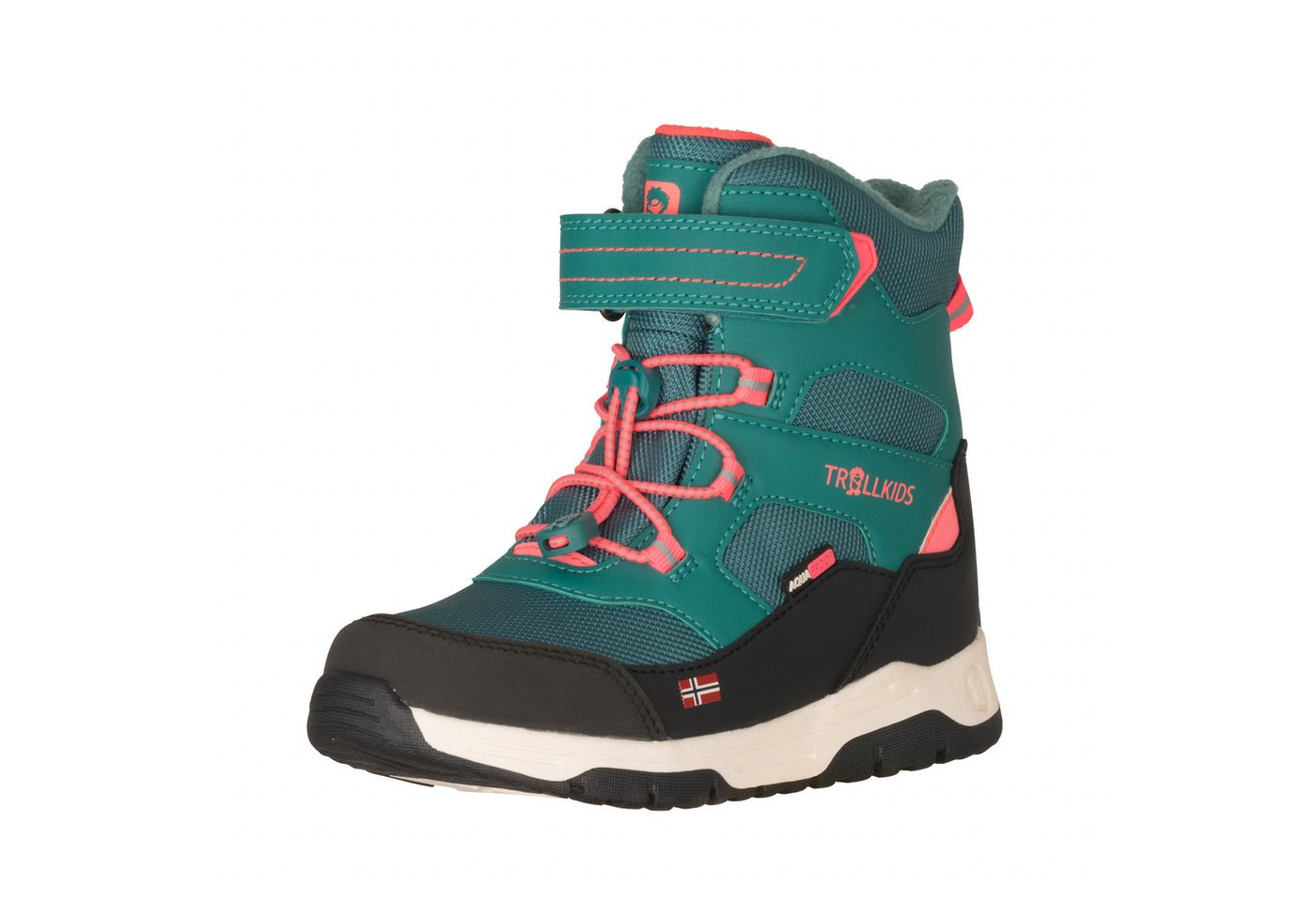 TROLLKIDS KIDS LOFOTEN WINTER BOOTS PRO Winterstiefel wasserdicht, profilierte Gummilaufsohle, für Kinder