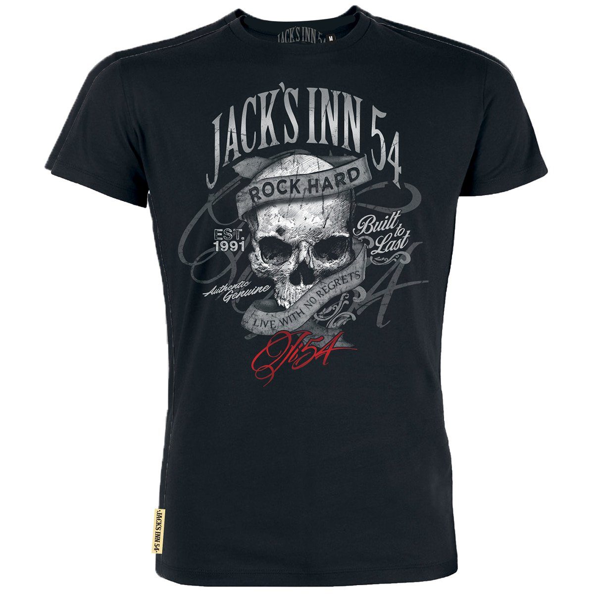 JACK'S INN 54 Kurzarmshirt Built to Last T-Shirt (1-tlg)
