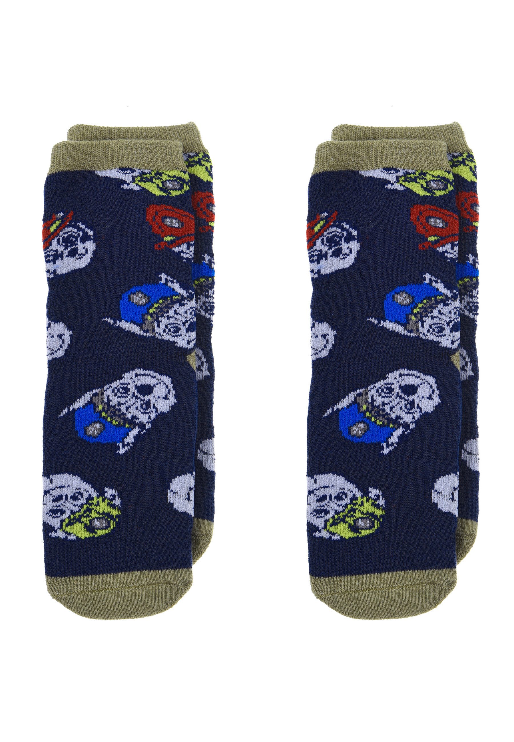 PAW PATROL ABS-Socken Kinder Jungen Socken 2 Paar Set Gumminoppen Stopper-Socken Strümpfe (2-Paar) mit anti-rutsch Noppen