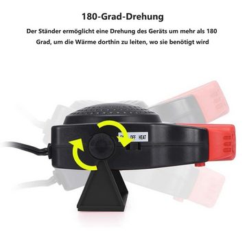 GelldG Heizlüfter Tragbare Autoheizung,2-in-1, 12 V, 150 W, Heizung für Auto-Entfroster