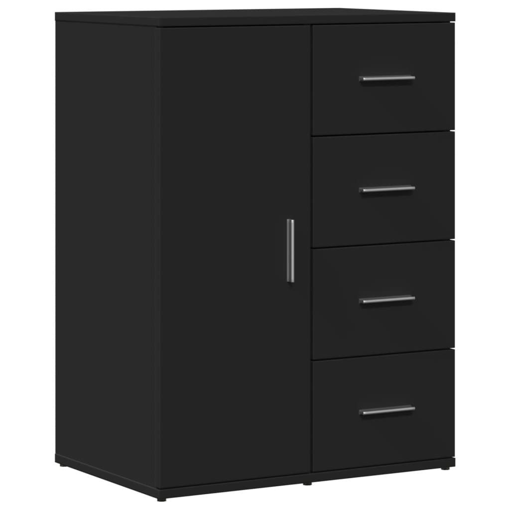 vidaXL Sideboard Sideboard Schwarz 59x39x80 cm günstig online kaufen