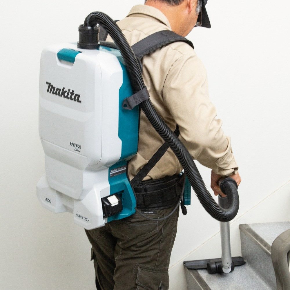 Makita Akku-Rucksackstaubsauger, 2 x 18V, DVC660Z, 6 l, Ohne Akku - im Karton