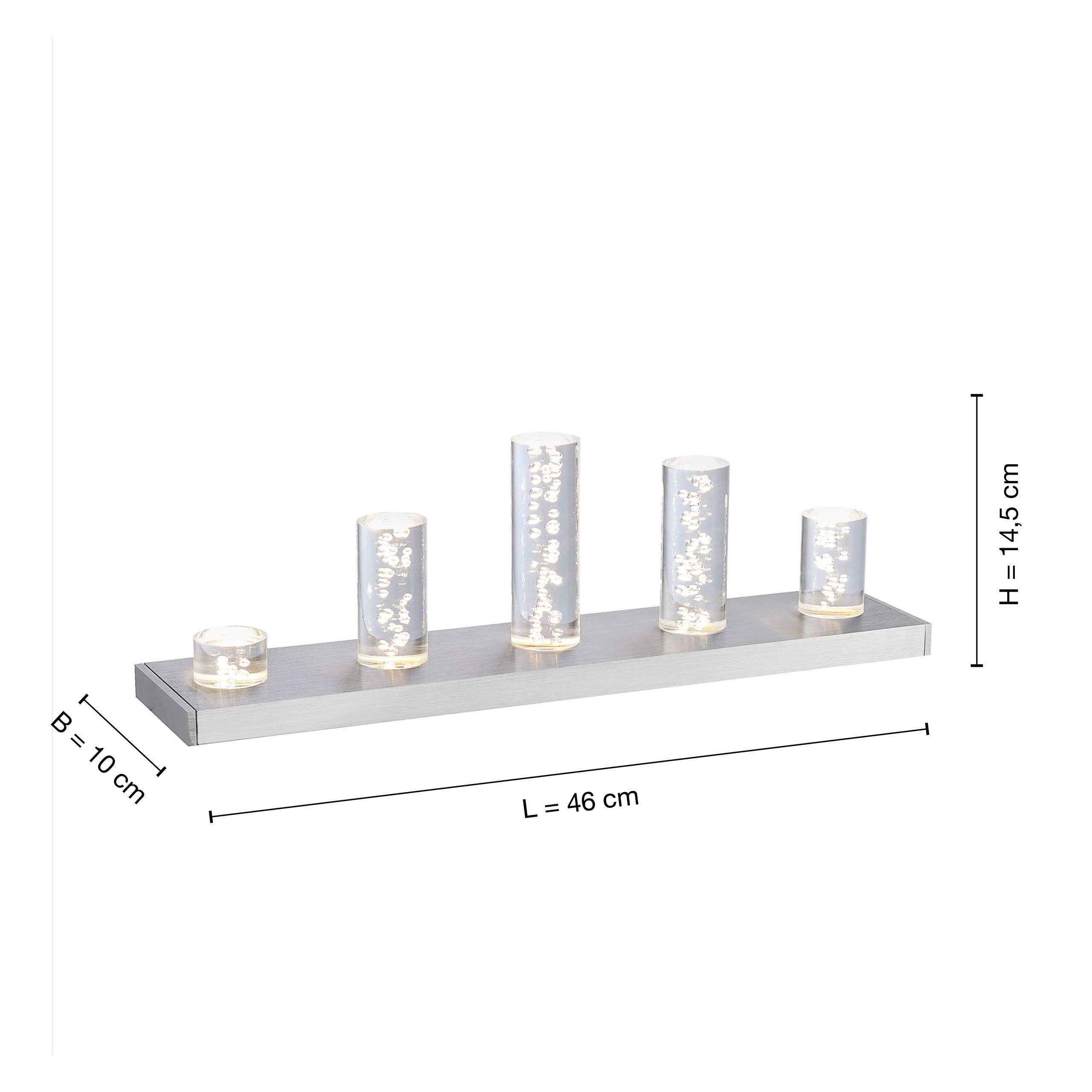 Dimmfunktion, dimmbar RGB-Farbwechsel, Smart - Tischlampe Fernbedienung Q Paul Home, mit Memoryfunktion, Neuhaus Leuchtmittel, LED SKYLINE RGB+W, LED-Leuchte Lichteffekt, Home Smart Acrylglas APP Smarte