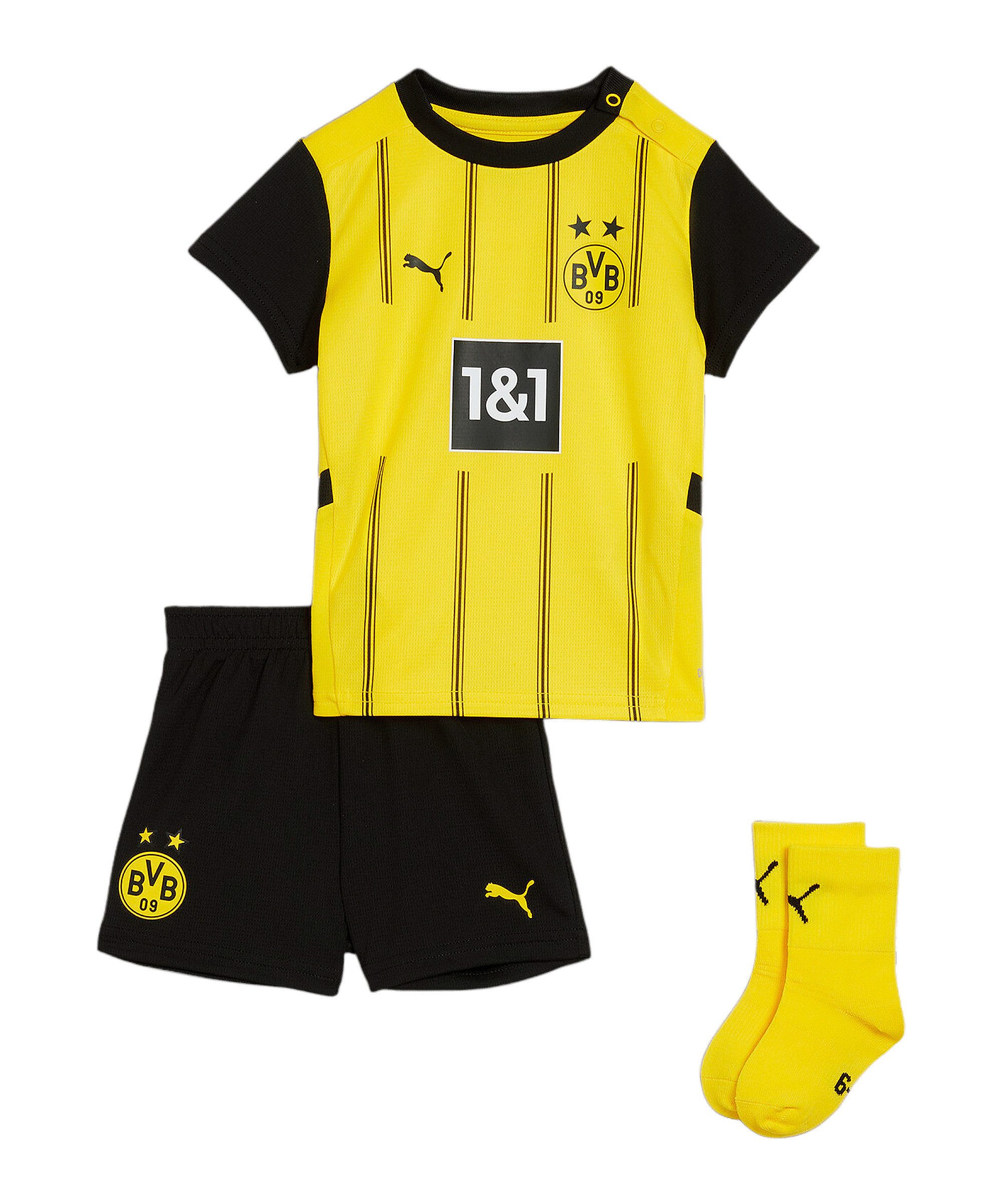 PUMA Fußballtrikot PUMA BVB Dortmund Babykit Home 2024/2025 Kids 1. Bundesliga