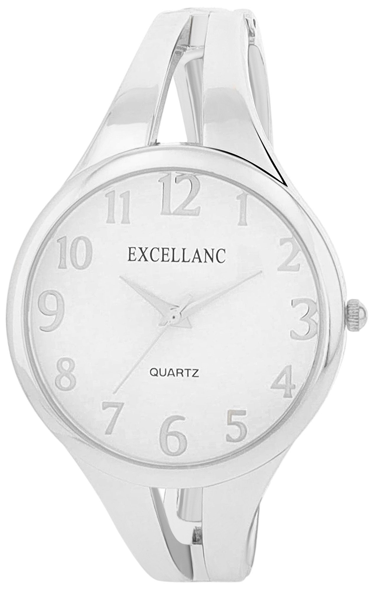 EXCELLANC Quarzuhr 1800265 Spangenuhr mit Metallarmband, modern, Damen