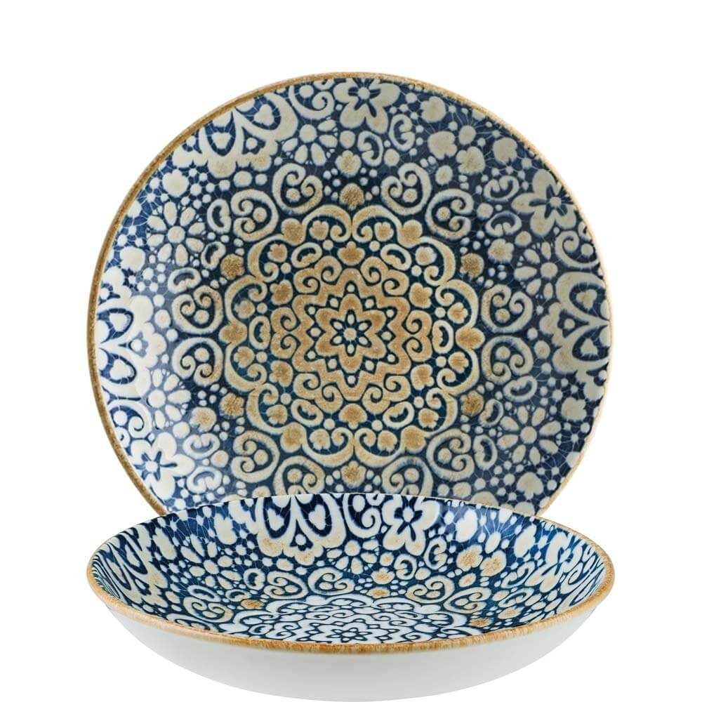 Pastateller 6x Bonna Alhambra Bloom Тарелки tief 25cm Паста тарелка