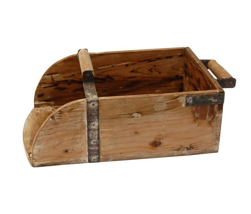 Trademark Wandregal Wandregal aus Recyclingholz Regal Kiste Box Trademark L43cm