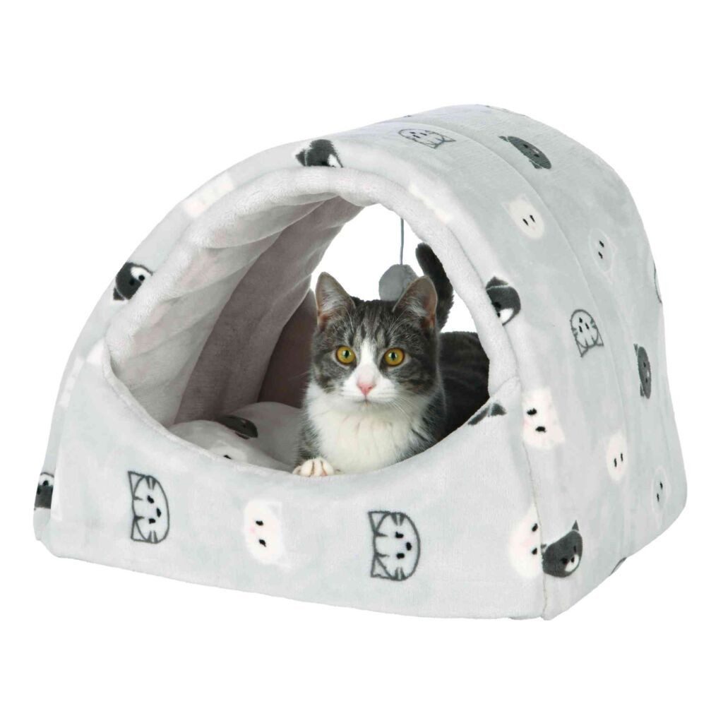 TRIXIE Schlafhöhle Höhle Mimi - grau - 42 × 35 × 35 cm