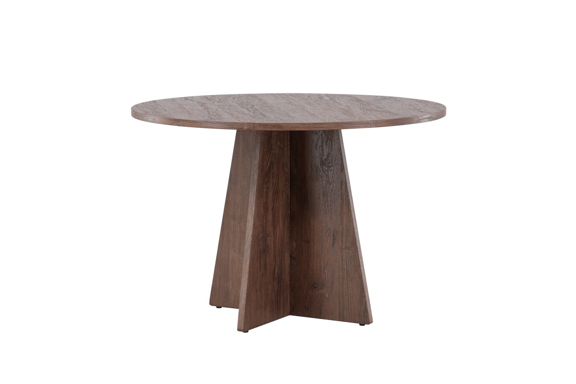 Venture Home Esstisch Bootcut, runder Esstisch, charakterstark, Ø 110 cm, Esszimmertisch, MDF, einheitliche Lackierung, rund, modern, gesellig