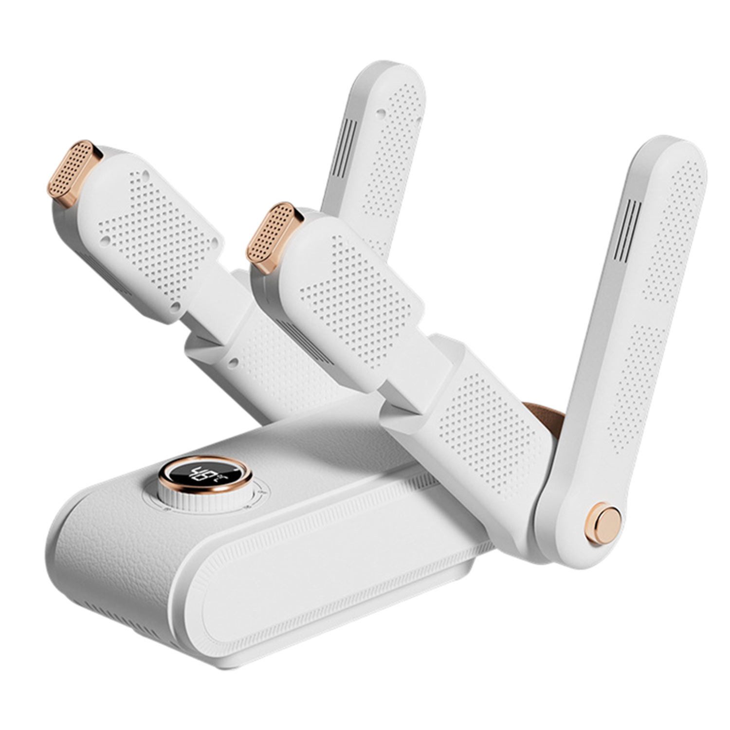 Refttenw Schuhtrockner Tragbarer Schuhtrockner,schuhwärmer mit Timer, Faltbar Schuhwärmer