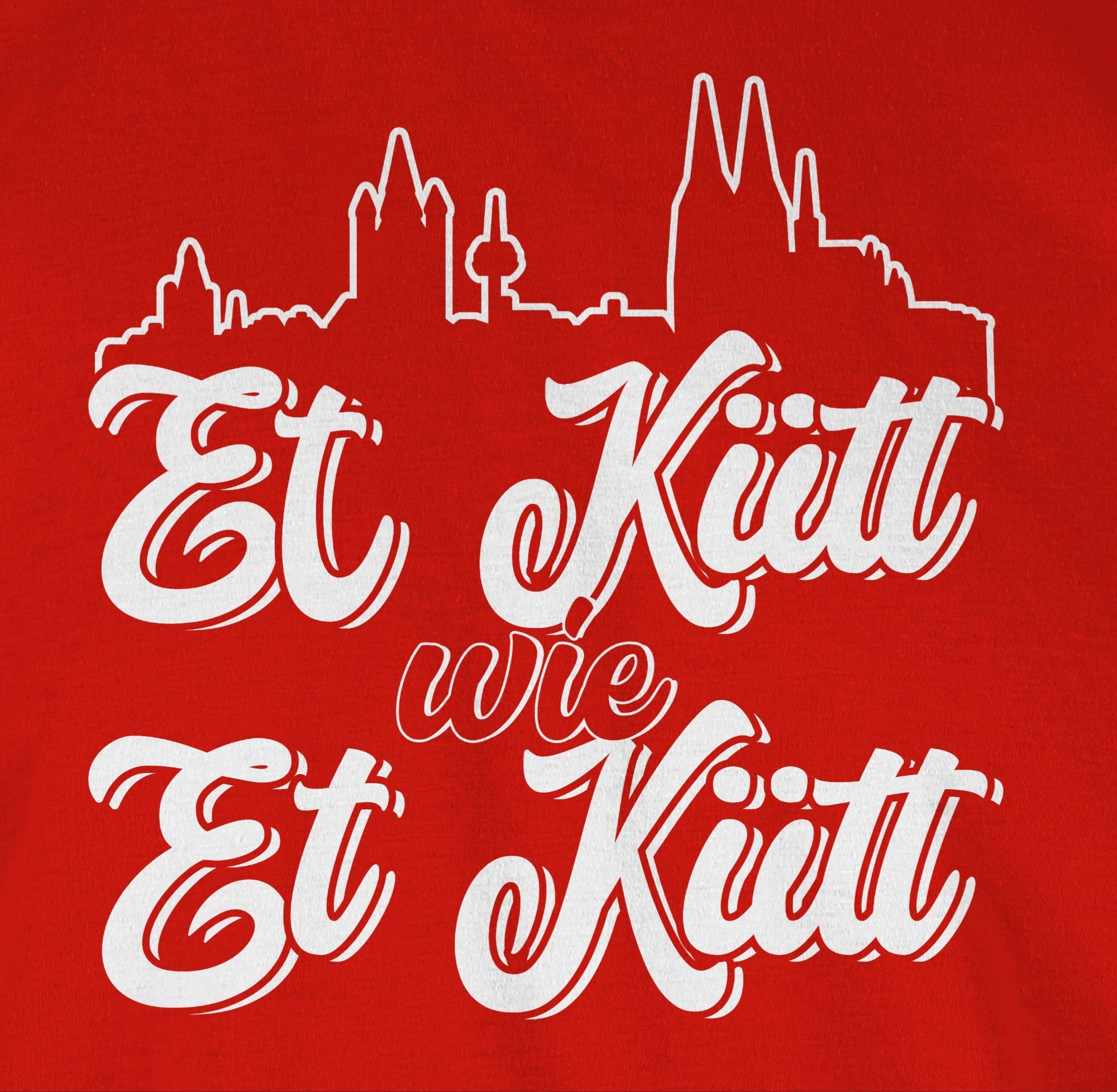 Et Wie Shirtracer Kütt Karneval 01 Outfit Kütt Rot T-Shirt Et