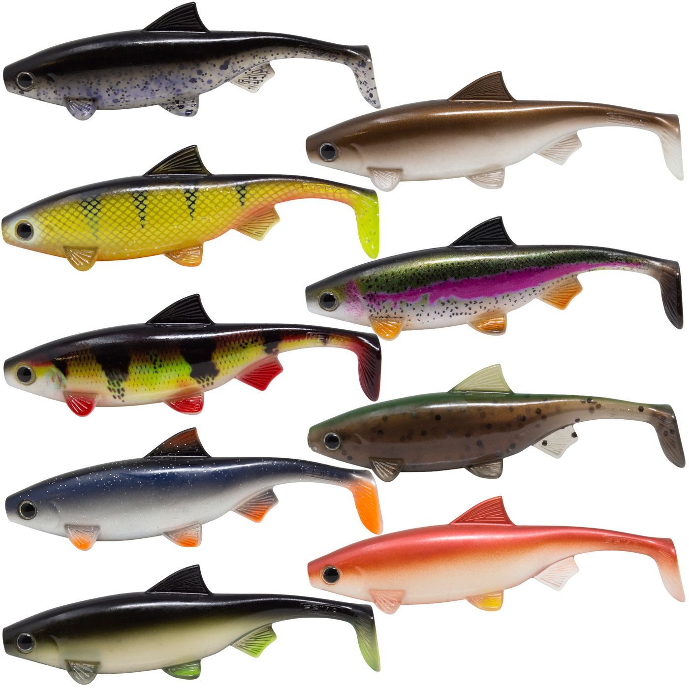 Seika Pro Kunstköder Seika Pro Gummifisch Fabrico Pike 18cm 72g - Shad