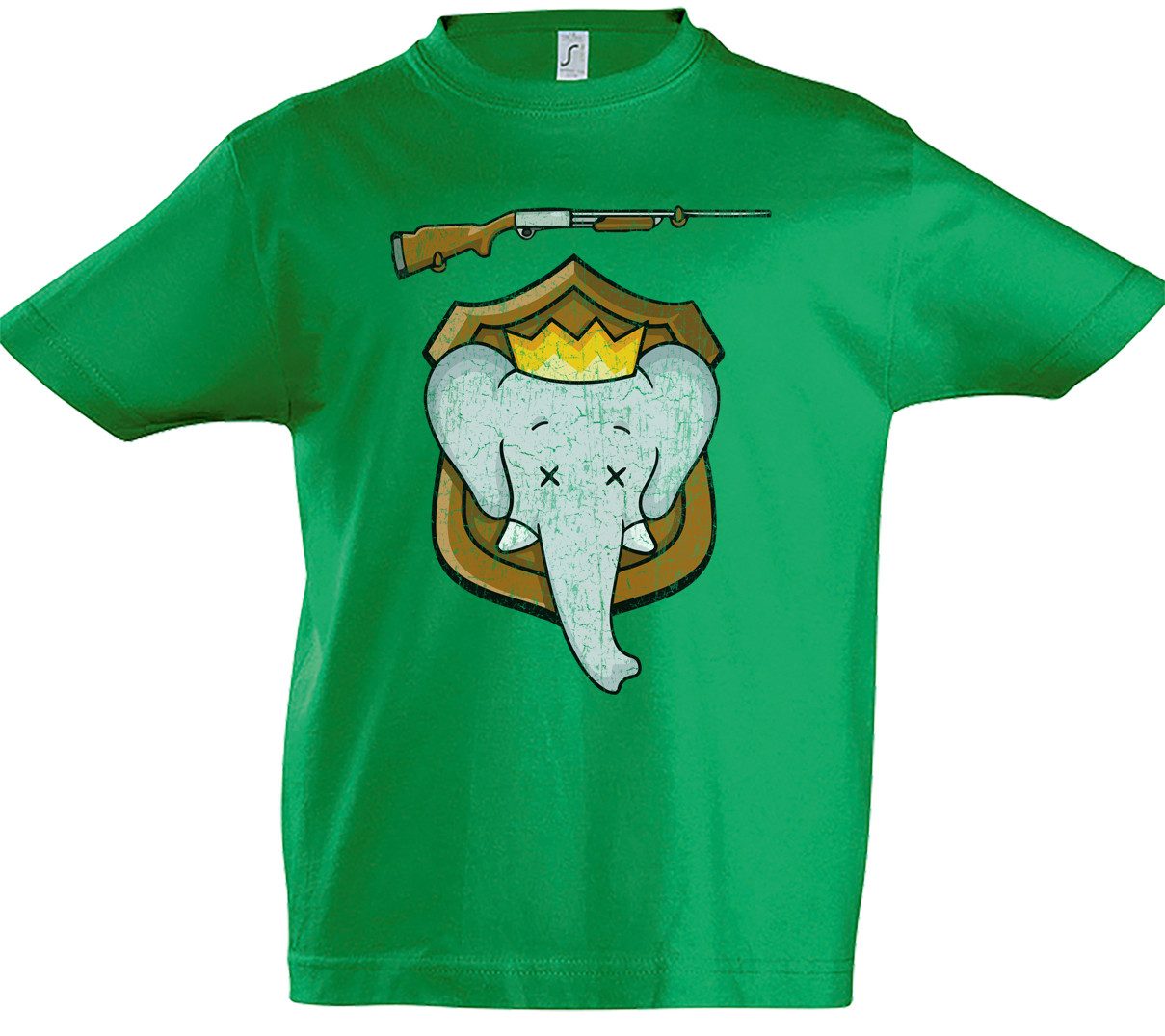 Print-Shirt Elephant Trophy Kinder T-Shirt Wildlife Animal Welfare Tierschutz