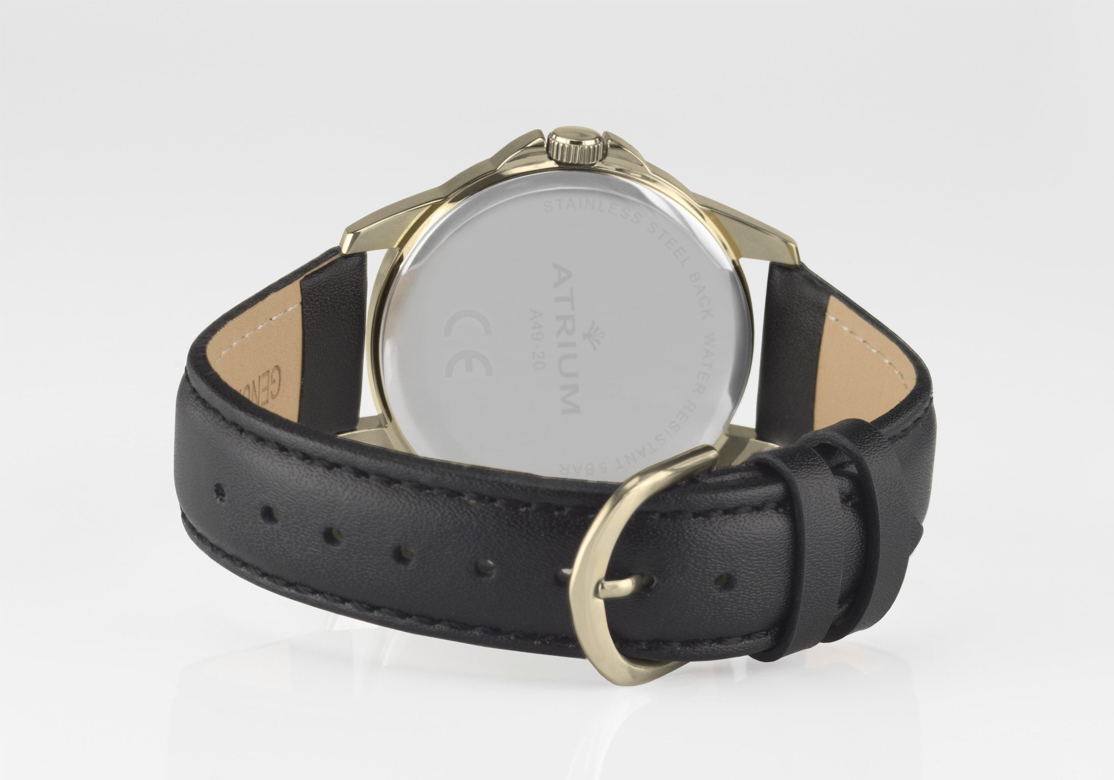 Atrium Quarzuhr A49-20 Damen Armbanduhr Lederband, analog klassisch schlicht modern deutlich Geschenk Ø 27 mm